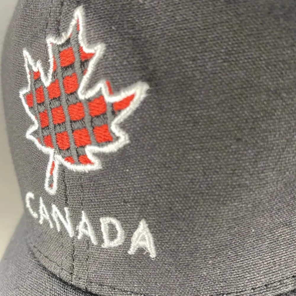 Canada Dad Hat Embroidered Canadian Maple Leaf Cap Unisex Adult Strapback